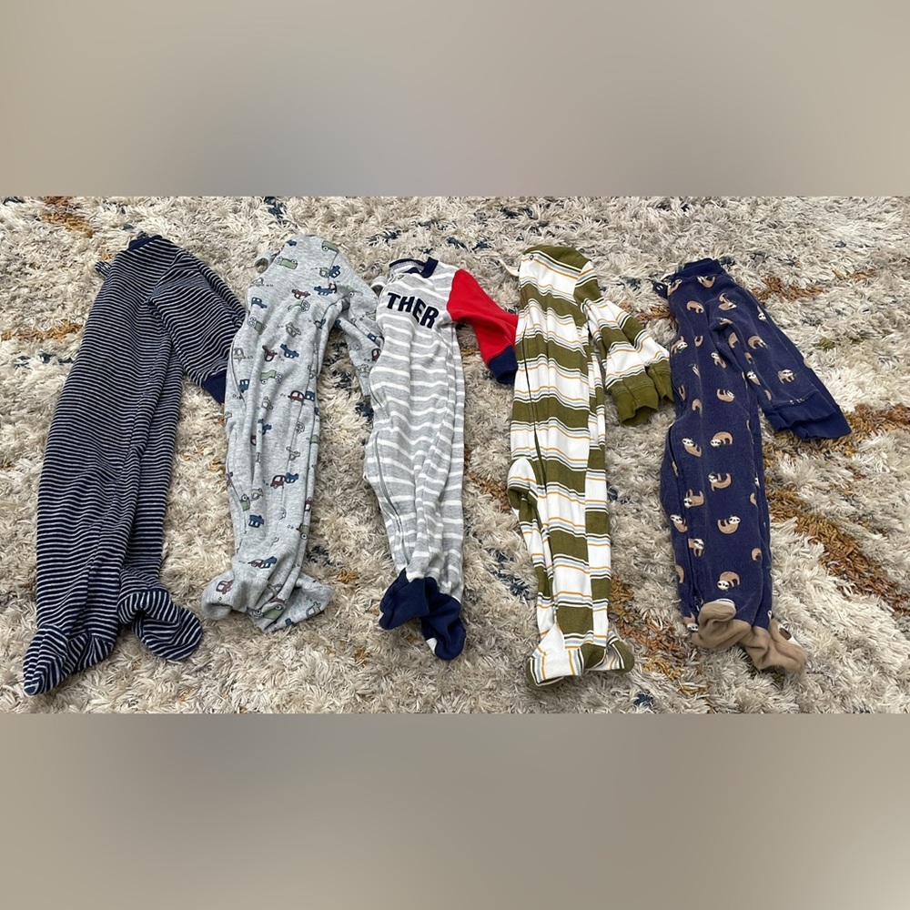 9 month footed pajamas